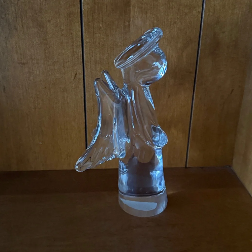 Vintage Lead Crystal Angels Made in Japan Set of 2